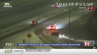 Minnesota State Patrol responds to crashes statewide [upl. by Jelena839]