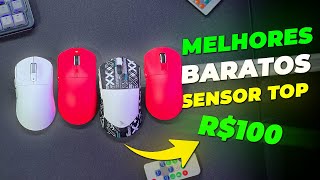 TOP Melhores Mouses Gamer Bom e Barato CUSTO BENEFICIO de 2024 Mouse Gamer Ultraleve Wireless [upl. by Ymmij]