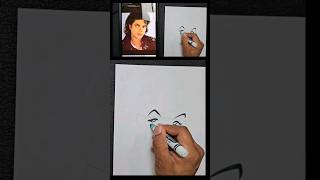 How to Draw a Caricature of Michael Jackson 🎨🖌️ Art Drawing Caricature MJ [upl. by Eirhtug180]