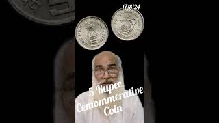 5 रूपऐ के 8 स्मारक सिक्के कीमत 40000 से ज्यादा  oldindiancoins indiancoins  shortvidio [upl. by Analaj]