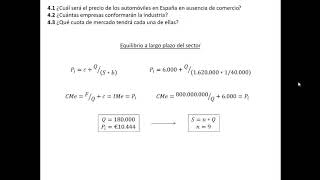 TP N° 5 Resolución Ejercicio 4 Economías internas de escala [upl. by Ahtennek229]