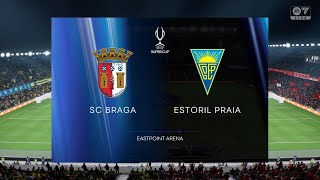 BRAGA VS ESTORIL PRAIA FINAL TAÇA LIGA 2023 2024 [upl. by Kolva318]