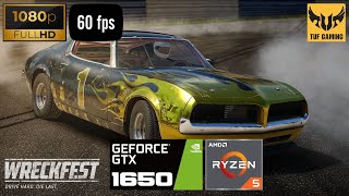 Wreckfest Gameplay GTX 1650 Ryzen 5 3550H High Settings 1080p [upl. by Jule]