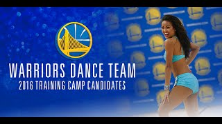 201617 Warriors Dance Team Training Camp Candidates [upl. by Luhe]