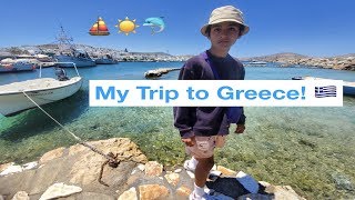 MY TRIP TO GREECE 🇬🇷 [upl. by Orgalim882]