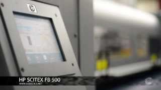 HP Scitex FB500 Industrial Printer [upl. by Htur]