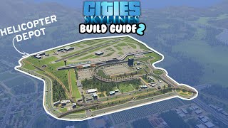 Building A Detailed Regional Airport In Cities Skylines  25 Tiles Build Guide [upl. by Liscomb]