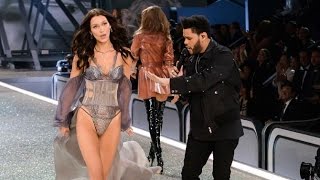 Victorias Secret Fashion Show 2016  Bella Hadid amp The Weeknd HD [upl. by Esiocnarf423]