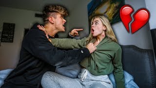 HICKEY PRANK ON BOYFRIEND HE CRIES [upl. by Ydaf]