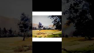 Landscape watercolor Watercolor  Landscape Watercolor  WatercolorVideo [upl. by Freddi762]