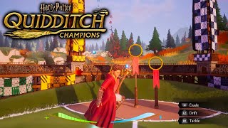 Harry Potter Quidditch Champions I Gryffindor vs Hufflepuff match [upl. by Byrn]