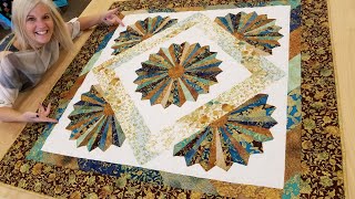 DRESDEN BLOOM QUILT TUTORIAL [upl. by Nowtna]