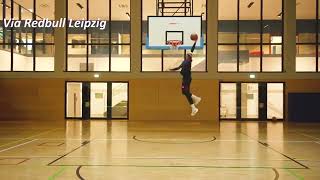 WOW Benjamin Sesko with SPECIAL MESSAGE for Luka Doncic WHAT A DUNKS [upl. by Nosinned585]