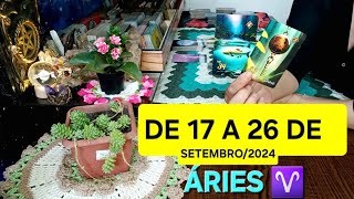 ÁRIES ♈️ DE 17 A 26 DE SETEMBRO DE 2024 2 acontecimentos para o período tarot [upl. by Zohar]