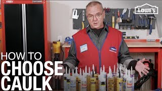 How To Choose the Right Caulk  Caulk Buying Guide from Lowes [upl. by Flosser754]