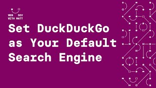 How to set DuckDuckGo As Your Default Search Engine [upl. by Aika]