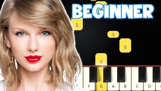 Enchanted  Taylor Swift  Beginner Piano Tutorial  Easy Piano [upl. by Eward980]