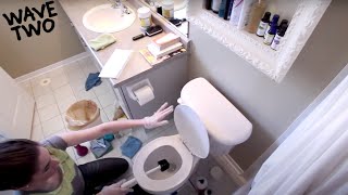 How to Clean A Bathroom The Best Bathroom Cleaning Tutorial Clean My Space [upl. by Cherianne695]