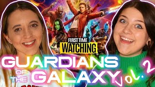 GUARDIANS OF THE GALAXY Vol 2  Marvel MOVIE REACTION  First Time Watching [upl. by Adnhoj]