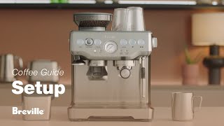 The Barista Express®  Set up your machine to make baristaquality coffee at home  Breville USA [upl. by Saraiya]