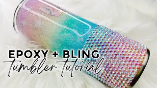 Rhinestone Tumbler Tutorial [upl. by Enaujed517]