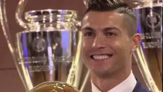 Cristiano Ronaldo  FIFA Ballon dOr 2016 Moments 12122016 HD 1080i [upl. by Newfeld834]