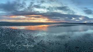 Sunrise on Sandymount strand Dublin [upl. by Esined]