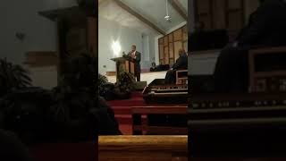 Rev Dr Tellis J Chapman at New St Mark Baptist Church Tuesday night November 18 2019 [upl. by Rettke]