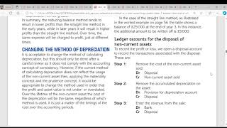 Accounting ASLevelDepreciation Methods of depreciation and effect on profit changing the method [upl. by Doralin]