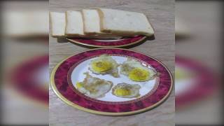 Half Fry Egg Unique Economic WAY  egg recipes instant egg recipe [upl. by Ittam]