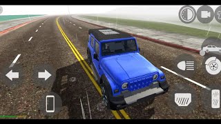 Modified THAR ROXX🌧️Rain Mode City Gameplay  Indian Bikes Driving 3d  Android Gameplay 5 [upl. by Aetnahc]