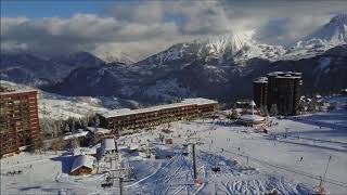 Le Corbier sous la neige [upl. by Bonilla]