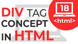 18 Div tag in HTML  How div tag works  Learn HTML  HTML Tutorial [upl. by Georgiana]