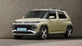 2024 Hyundai Inster EV SUV breaks cover Check first look and complete details [upl. by Etep]