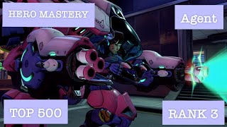 Overwatch 2 Hero Mastery Top 500 DVa  Agent Rank 3  zdragonfruit [upl. by Rockie]