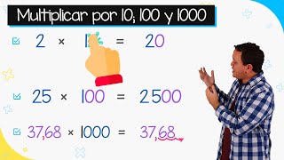 Multiplicar por 10 100 y 1000 [upl. by Sedaiuqlem403]