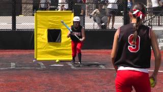 TCS Fast Pitch Travel Softball World Series Skills Competition Reno NV Right Field Emily Burrow [upl. by Hgielsa]