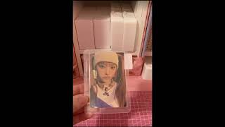 Packing kpop cards completion  not my video ♡ newjeans kpop pack video [upl. by Marcelo]