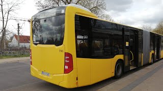 Bus Mitfahrt von U Ruhleben bis Falkensee Bahnhof im MB GN 21 auf X37 Komplette Linie [upl. by Eelirrem]