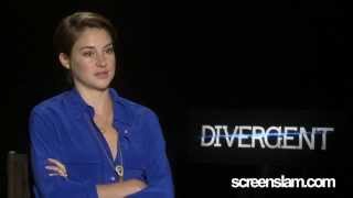 Divergent Exclusive Interview with Shailene Woodley  ScreenSlam [upl. by Sadiras]