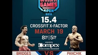 CrossFit Open 154 BRIDGES vs PANCHIK [upl. by Ziegler810]