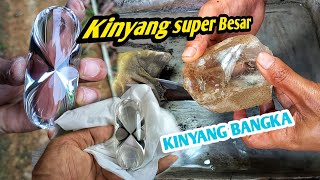 proses pengolahan batu Kinyang air untuk kontes super jumbo bersih dan kinclong [upl. by Ariahs]