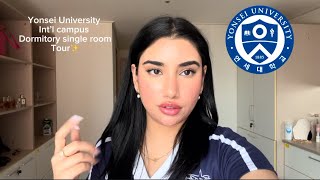 Yonsei University dormitory single room tour  international campus songdo •ﻌ• [upl. by Yerd]