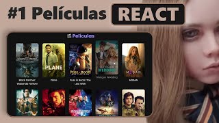 Proyecto 01 películas con ⚛️REACT y consumo de api [upl. by Norse]