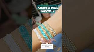 Pulseras Iridiscentes hechas con cuentas miyuki satinadas miyuki beads miyukibeads jewelrybeads [upl. by Yovonnda454]