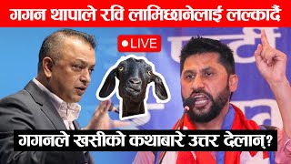 🔴LIVE  गगन थापाले गति मति नभएको छट्टुहरु भनेपछि [upl. by Busby252]