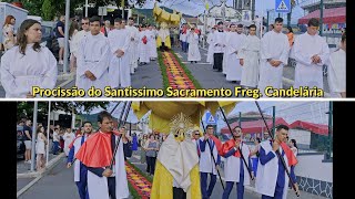 Procissão do Santissimo Sacramento Candelária Ponta Delgada [upl. by Akinahc805]