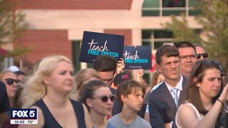 Dozens gather at Loudoun County school board meeting to protest transgender policy  FOX 5 DC [upl. by Nassir227]