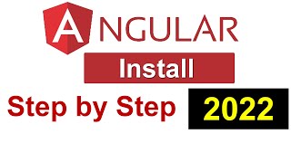 Angular Installation CLI 2022 [upl. by Pritchett100]