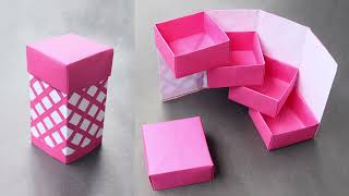 wow 😮 How to make Gift Box That Opens And Closes [upl. by Pirali887]